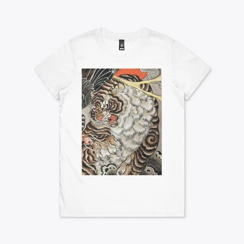 Premium Japanese Tiger Women's Tee